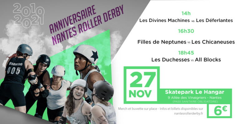 Anniversaire 11 ans de Nantes Roller Derby